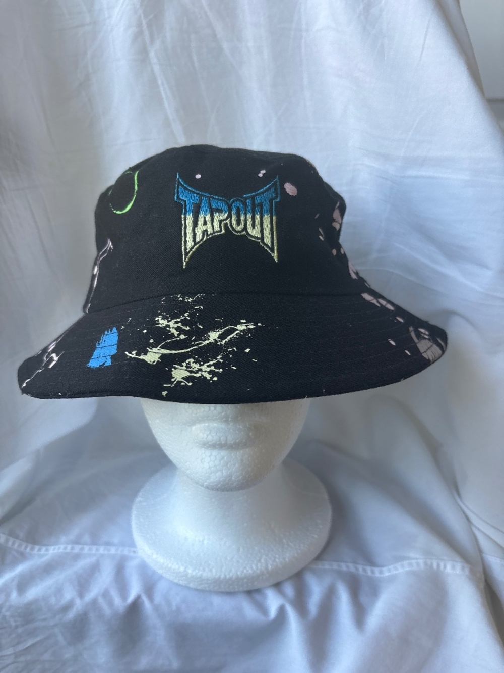 Tapout Paint Platter Bucket Hat Black